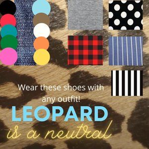 Me Too Calf Hair Leopard Flats 7.5 with pink soles